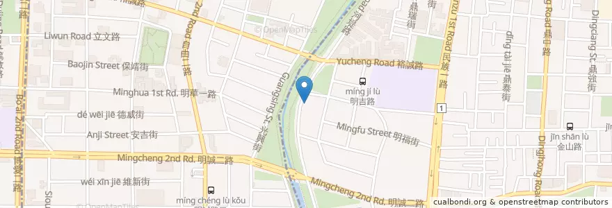 Mapa de ubicacion de 堤諾義式比薩 en Taïwan, Kaohsiung, 三民區, 左營區.