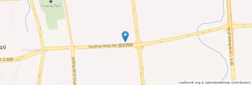 Mapa de ubicacion de 清真蘭州拉麵 en 중국, 푸젠성, 福州市, 타이장구.