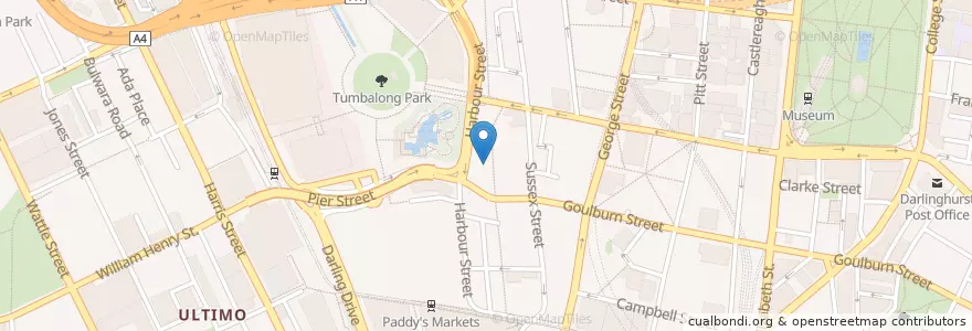 Mapa de ubicacion de FBI Gaming en Australien, Neusüdwales, Council Of The City Of Sydney, Sydney.