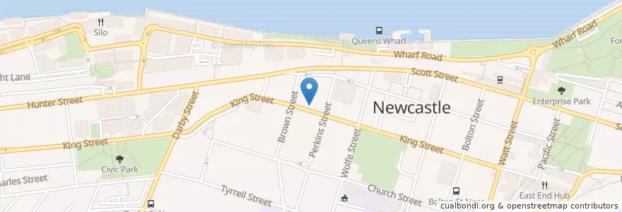 Mapa de ubicacion de Susuru Ramen & Gyoza en Australie, Nouvelle Galles Du Sud, Newcastle City Council, Newcastle-Maitland.