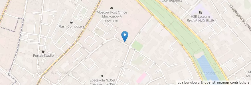 Mapa de ubicacion de Биг Бэн en Rusia, Distrito Federal Central, Москва, Distrito Administrativo Central, Басманный Район.