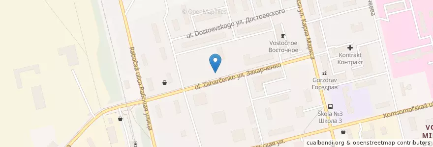 Mapa de ubicacion de Советская en Rusland, Centraal Federaal District, Oblast Moskou, Городской Округ Электросталь.