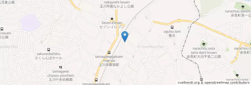 Mapa de ubicacion de 玉川胃腸科クリニック en Japão, Tóquio, 町田市.