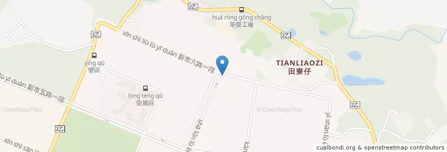 Mapa de ubicacion de 輕軌崁頂站 en 타이완, 신베이 시, 단수이 구.