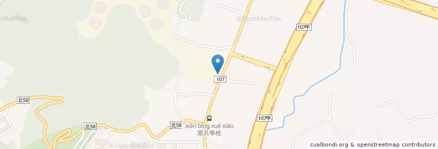 Mapa de ubicacion de 成泰路一段(中油) en Taiwan, Nuova Taipei, Distretto Di Wugu.