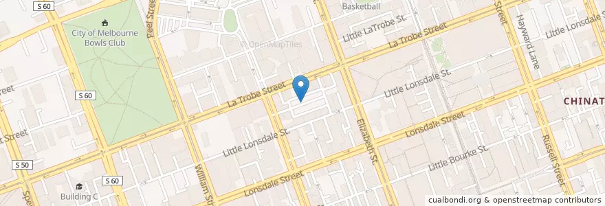 Mapa de ubicacion de Cat Cafe en Австралия, Виктория, City Of Melbourne.