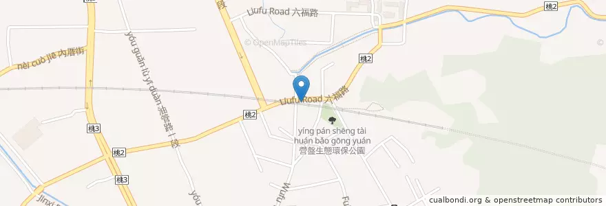 Mapa de ubicacion de 蘆竹親子公園 en Taiwán, Taoyuan, 蘆竹區.