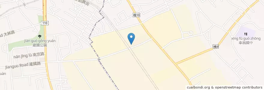Mapa de ubicacion de 臻愛家社區 en تايوان, تاو يوان, 桃園區.