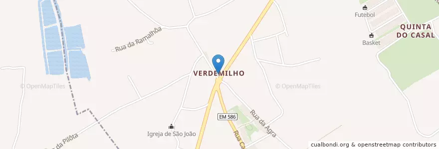 Mapa de ubicacion de Prio en پرتغال, Aveiro, Centro, Baixo Vouga, Aveiro, Aradas.