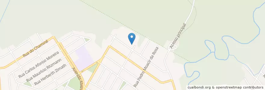 Mapa de ubicacion de Associação de Moradores do Loteamento Nova Joinville en Бразилия, Южный Регион, Санта-Катарина, Região Geográfica Intermediária De Joinville, Microrregião De Joinville, Жоинвили.