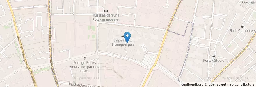 Mapa de ubicacion de Напитки en Rusland, Centraal Federaal District, Moskou, Центральный Административный Округ.