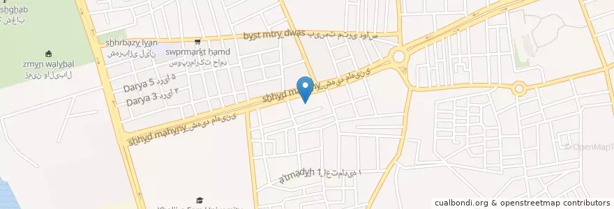 Mapa de ubicacion de آموزشگاه رانندگی ابولفضل en Iran, استان بوشهر, شهرستان بوشهر, بخش مرکزی شهرستان بوشهر, دهستان حومه بوشهر, بوشهر.