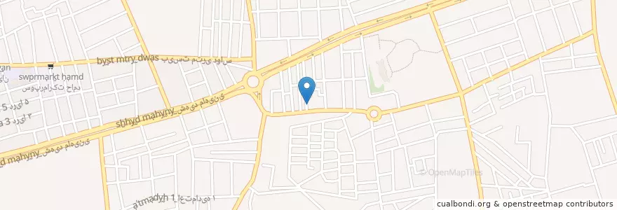 Mapa de ubicacion de بانک مهر‌اقتصاد en イラン, ブーシェフル, شهرستان بوشهر, بخش مرکزی شهرستان بوشهر, دهستان حومه بوشهر, بوشهر.