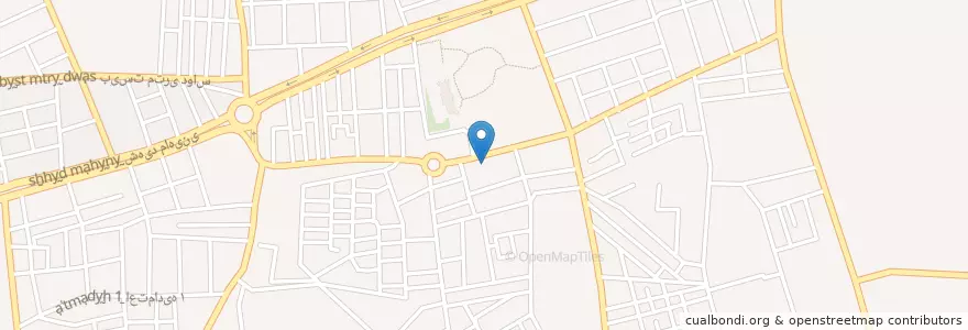 Mapa de ubicacion de بانک تجارت en Irão, استان بوشهر, شهرستان بوشهر, بخش مرکزی شهرستان بوشهر, دهستان حومه بوشهر, بوشهر.