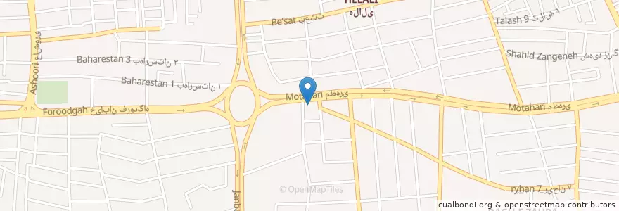 Mapa de ubicacion de بانک ملت en イラン, ブーシェフル, شهرستان بوشهر, بخش مرکزی شهرستان بوشهر, دهستان حومه بوشهر, بوشهر.