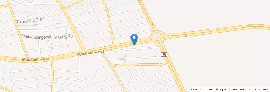 Mapa de ubicacion de بانک ملت en Iran, Buschehr, شهرستان بوشهر, بخش مرکزی شهرستان بوشهر, دهستان حومه بوشهر, بوشهر.