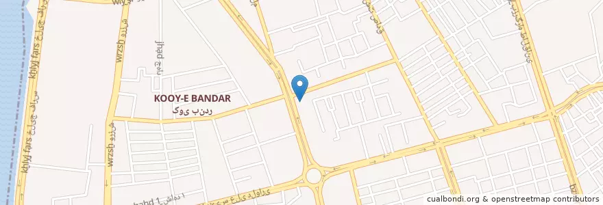 Mapa de ubicacion de کلانتری ۱۱ مصلی en ایران, استان بوشهر, شهرستان بوشهر, بخش مرکزی شهرستان بوشهر, دهستان حومه بوشهر, بوشهر.