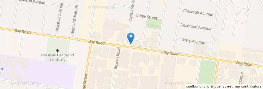Mapa de ubicacion de Café Ruche en Australien, Victoria, City Of Bayside.