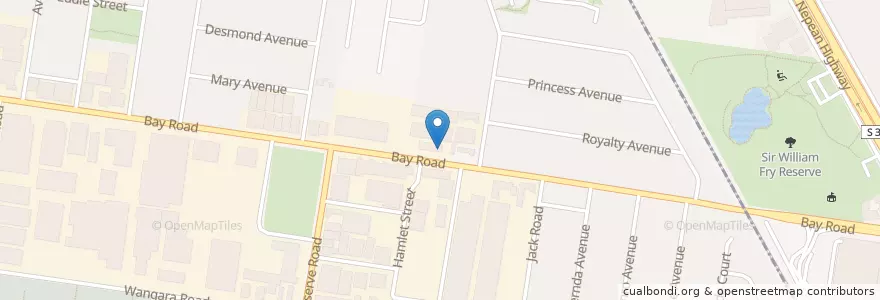 Mapa de ubicacion de Chatter Cat Cafe en 澳大利亚, 维多利亚州, City Of Bayside.