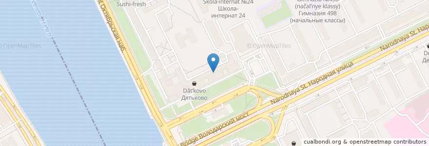 Mapa de ubicacion de Сбербанк en Rusia, Северо-Западный Федеральный Округ, Óblast De Leningrado, San Petersburgo, Невский Район.