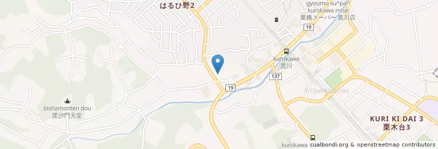 Mapa de ubicacion de 汁守神社 en Japan, Kanagawa Prefecture, Kawasaki, Asao Ward.