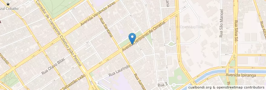 Mapa de ubicacion de Mouro's Dog - Santana en Бразилия, Южный Регион, Риу-Гранди-Ду-Сул, Região Metropolitana De Porto Alegre, Região Geográfica Intermediária De Porto Alegre, Região Geográfica Imediata De Porto Alegre, Порту-Алегри.