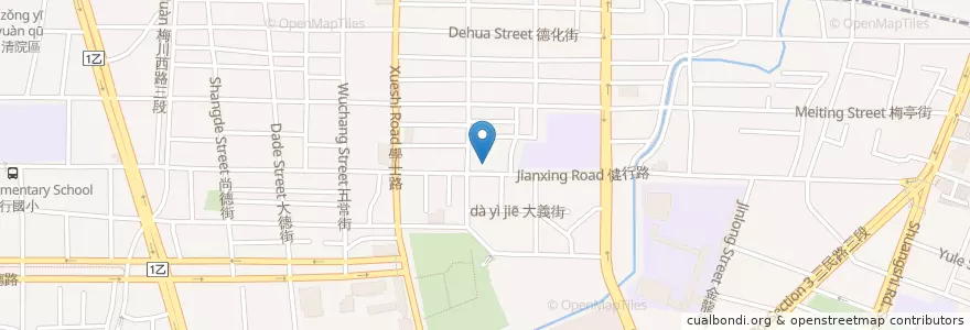 Mapa de ubicacion de 漢堡大師 en Taiwan, Taichung, 北區.