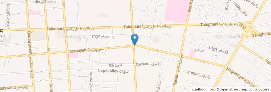 Mapa de ubicacion de داروخانه دکتر ایرانی en إیران, طهران, مقاطعة طهران, طهران, بخش مرکزی شهرستان تهران.