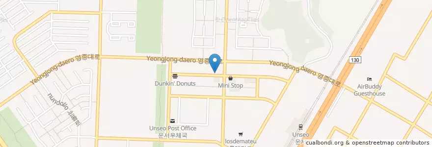 Mapa de ubicacion de Soondubu place en Республика Корея, Инчхон, 중구, 운서동.