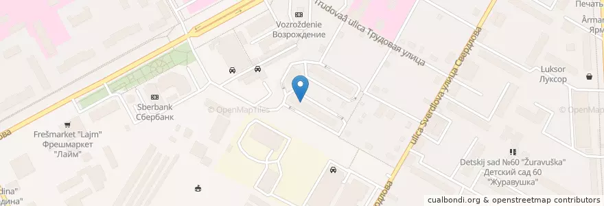 Mapa de ubicacion de Гемотест en 러시아, Центральный Федеральный Округ, Московская Область, Городской Округ Подольск.