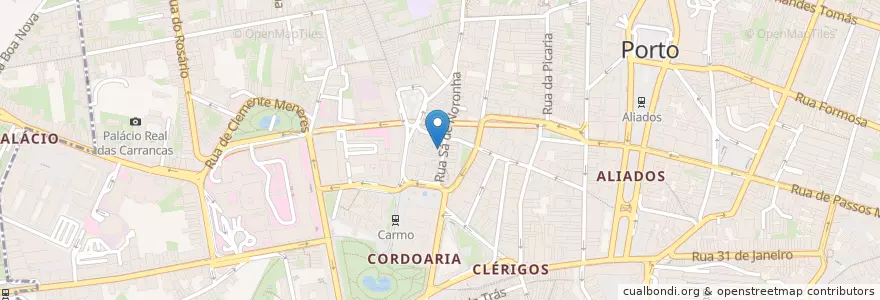 Mapa de ubicacion de Panca - Cevicheria & Pisco Bar en Portugal, North, Área Metropolitana Do Porto, Porto, Porto, Cedofeita, Santo Ildefonso, Sé, Miragaia, São Nicolau E Vitória.