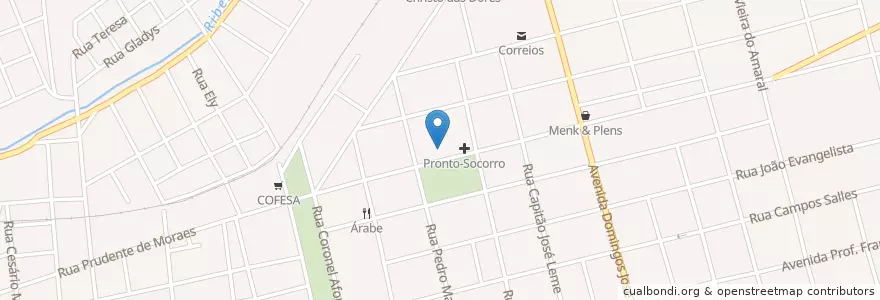 Mapa de ubicacion de Capela Nossa Senhora de Lourdes en Brasilien, Südosten, São Paulo, Região Geográfica Intermediária De Sorocaba, Região Imediata De Itapetininga, Região Metropolitana De Sorocaba, Itapetininga.