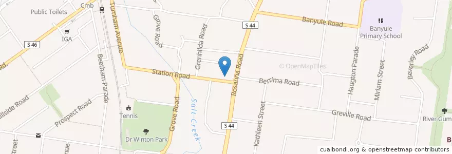 Mapa de ubicacion de The Pioneer Cafe en 오스트레일리아, Victoria, City Of Banyule.