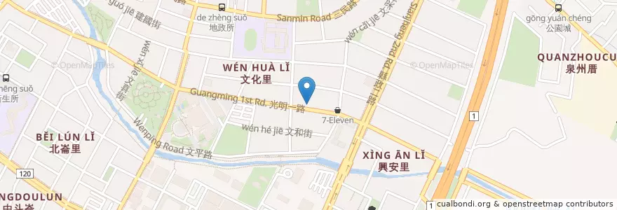 Mapa de ubicacion de 路易莎咖啡 en Тайвань, Тайвань, Уезд Синьчжу, 竹北市.