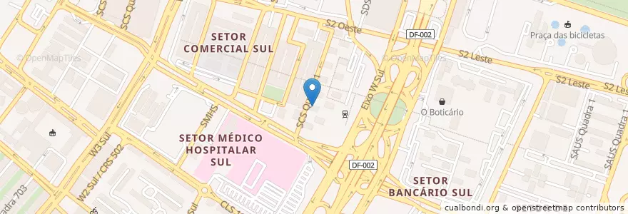 Mapa de ubicacion de Sabor do Café en ブラジル, Região Integrada De Desenvolvimento Do Distrito Federal E Entorno, 中西部地域, 連邦直轄区, Região Geográfica Intermediária Do Distrito Federal, Região Geográfica Imediata Do Distrito Federal, ブラジリア.