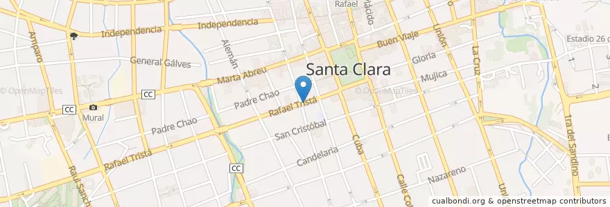 Mapa de ubicacion de El Fraile en Cuba, Villa Clara, Santa Clara, Ciudad De Santa Clara.