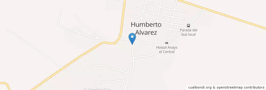 Mapa de ubicacion de Farmacia Humberto Alvarez en Kuba, Matanzas, Cárdenas.