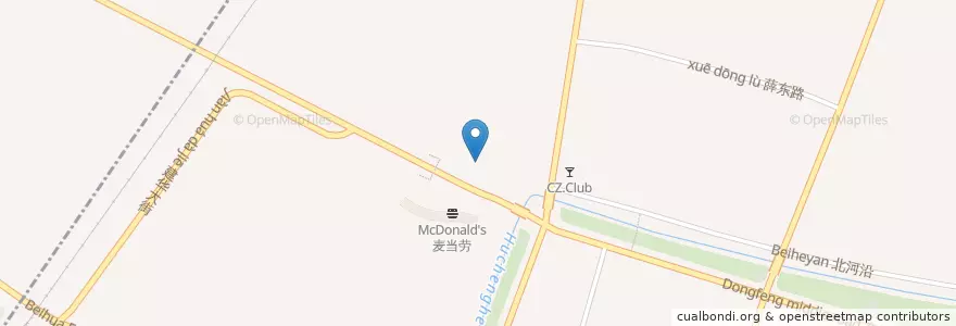 Mapa de ubicacion de 好滋味 en الصين, خبي, 保定市, 莲池区, 西关街道, 和平里街道.
