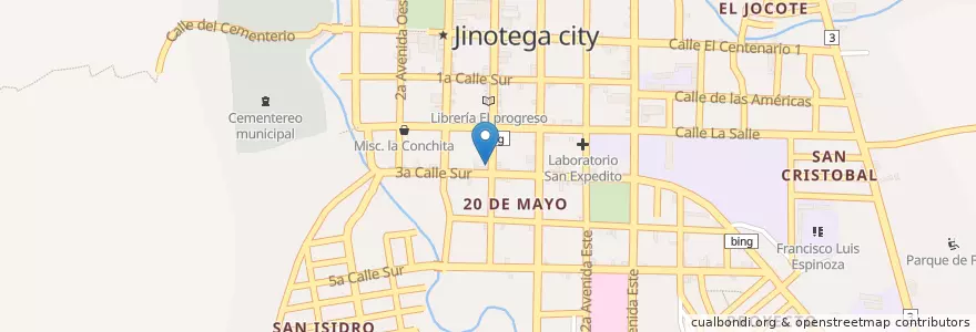 Mapa de ubicacion de Cyber Xtreme en Nicaragua, Jinotega, Jinotega (Municipio).