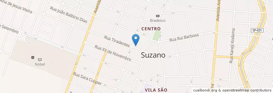 Mapa de ubicacion de Inácio Fisioterapia en Brasile, Regione Sudest, San Paolo, Região Geográfica Intermediária De São Paulo, Região Metropolitana De São Paulo, Região Imediata De São Paulo, Suzano.