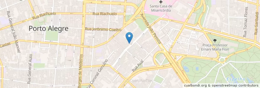 Mapa de ubicacion de La cucina di Fontana en 브라질, 남부지방, 히우그란지두술, Região Metropolitana De Porto Alegre, Região Geográfica Intermediária De Porto Alegre, Região Geográfica Imediata De Porto Alegre, 포르투알레그리.