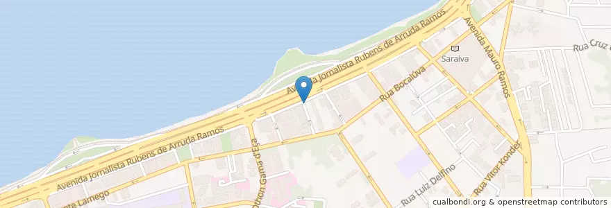 Mapa de ubicacion de Geder Grohs Psiquiatra en Brazil, South Region, Santa Catarina, Microrregião De Florianópolis, Região Geográfica Intermediária De Florianópolis, Florianópolis.