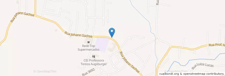 Mapa de ubicacion de Consultório Odontológico Claudio Machado en Brazil, South Region, Santa Catarina, Região Geográfica Intermediária De Blumenau, Microrregião De Blumenau, Blumenau.