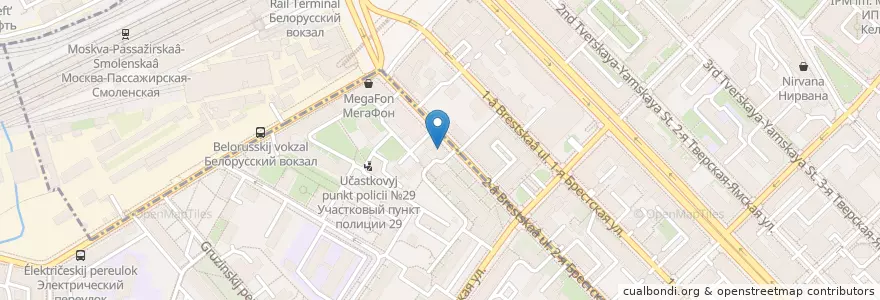 Mapa de ubicacion de Инвитро en Russie, District Fédéral Central, Moscou, Центральный Административный Округ, Тверской Район.