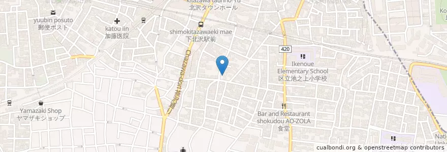 Mapa de ubicacion de 日本キリスト教団 富士見丘教会 en 日本, 东京都/東京都, 世田谷区.