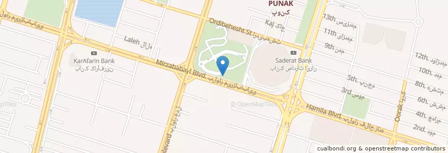 Mapa de ubicacion de کتاب‌خانه امام علی en Иран, Тегеран, شهرستان تهران, Тегеран, بخش مرکزی شهرستان تهران.