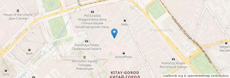 Mapa de ubicacion de Дублинец en Rusia, Distrito Federal Central, Москва, Distrito Administrativo Central, Тверской Район.