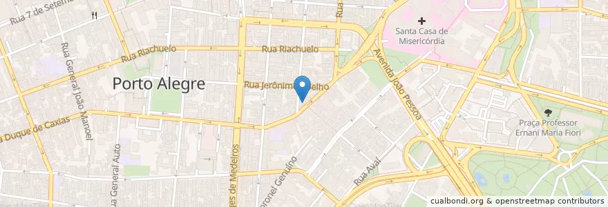 Mapa de ubicacion de Pizzaria Gaeta en 巴西, 南部, 南里奥格兰德, Região Metropolitana De Porto Alegre, Região Geográfica Intermediária De Porto Alegre, Região Geográfica Imediata De Porto Alegre, 阿雷格里港.