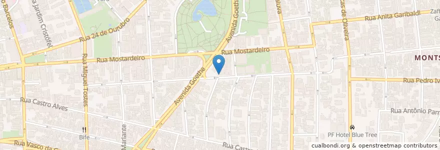 Mapa de ubicacion de Per Tutti Galeto en Brazilië, Regio Zuid, Rio Grande Do Sul, Metropolitaans Regio Van Porto Alegre, Região Geográfica Intermediária De Porto Alegre, Região Geográfica Imediata De Porto Alegre, Porto Alegre.