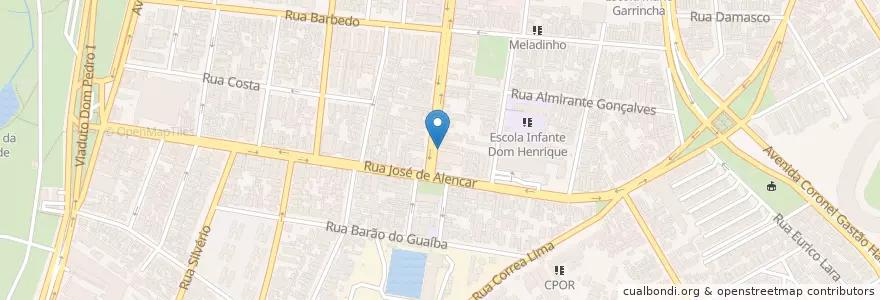 Mapa de ubicacion de Per Tutti en Brasil, Região Sul, Rio Grande Do Sul, Região Metropolitana De Porto Alegre, Região Geográfica Intermediária De Porto Alegre, Região Geográfica Imediata De Porto Alegre, Porto Alegre.